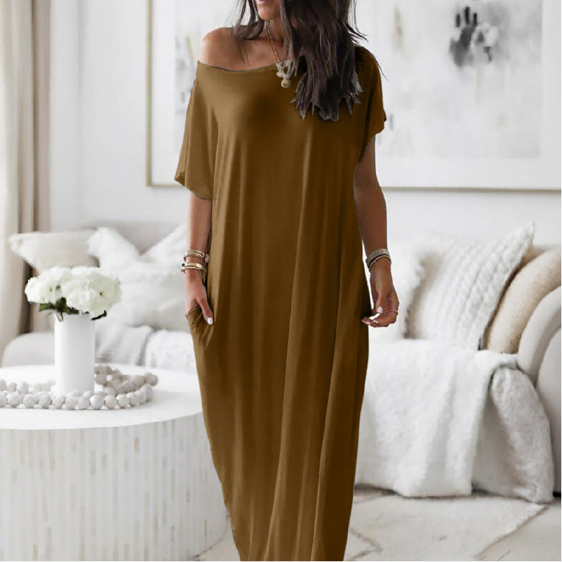 ALIZÉE™ – Off-Shoulder Maxi Dress