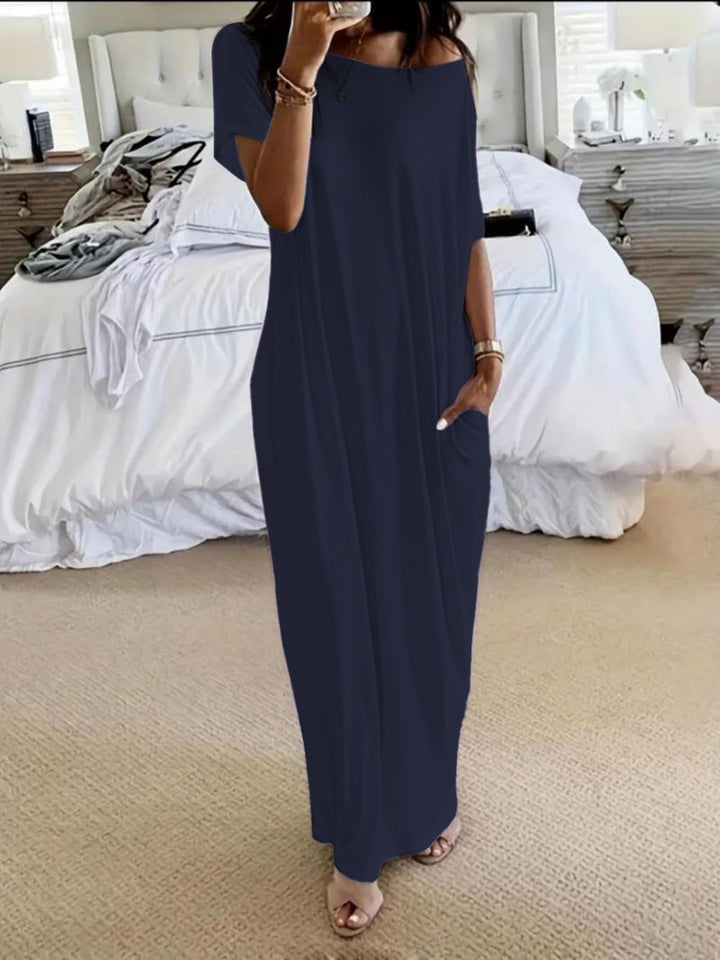 ALIZÉE™ – Off-Shoulder Maxi Dress