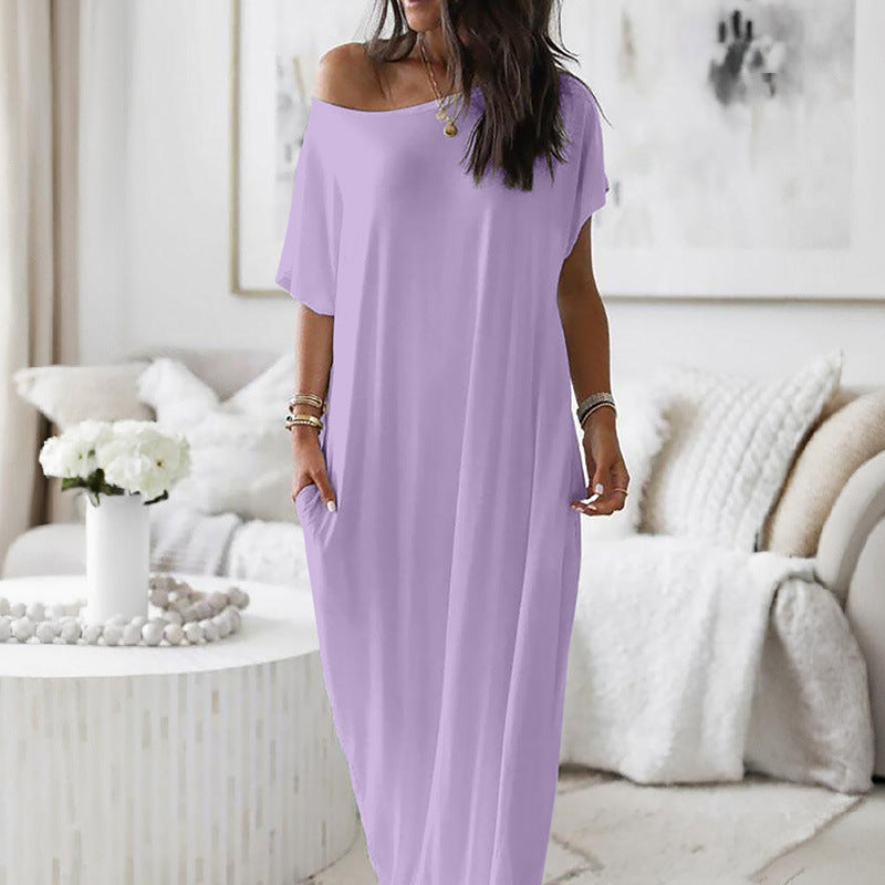 ALIZÉE™ – Off-Shoulder Maxi Dress
