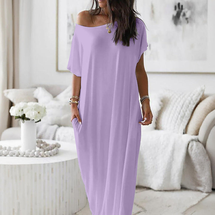 ALIZÉE™ – Off-Shoulder Maxi Dress