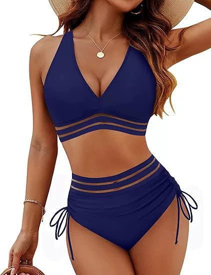CAMILLE™ – Leopard Mesh Bikini Set