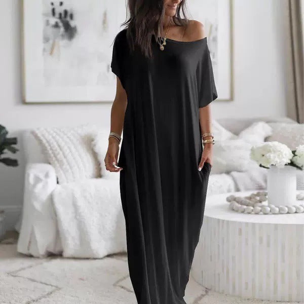 ALIZÉE™ – Off-Shoulder Maxi Dress