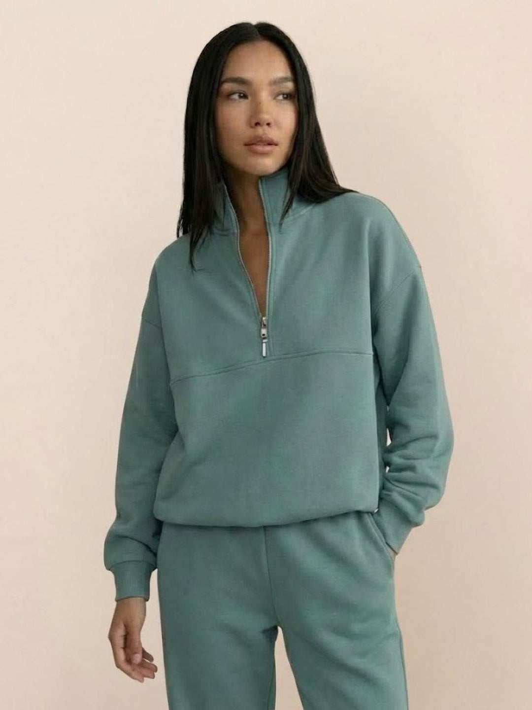 CECILIA™ -  Cotton-Blended Two-Piece Tracksuit