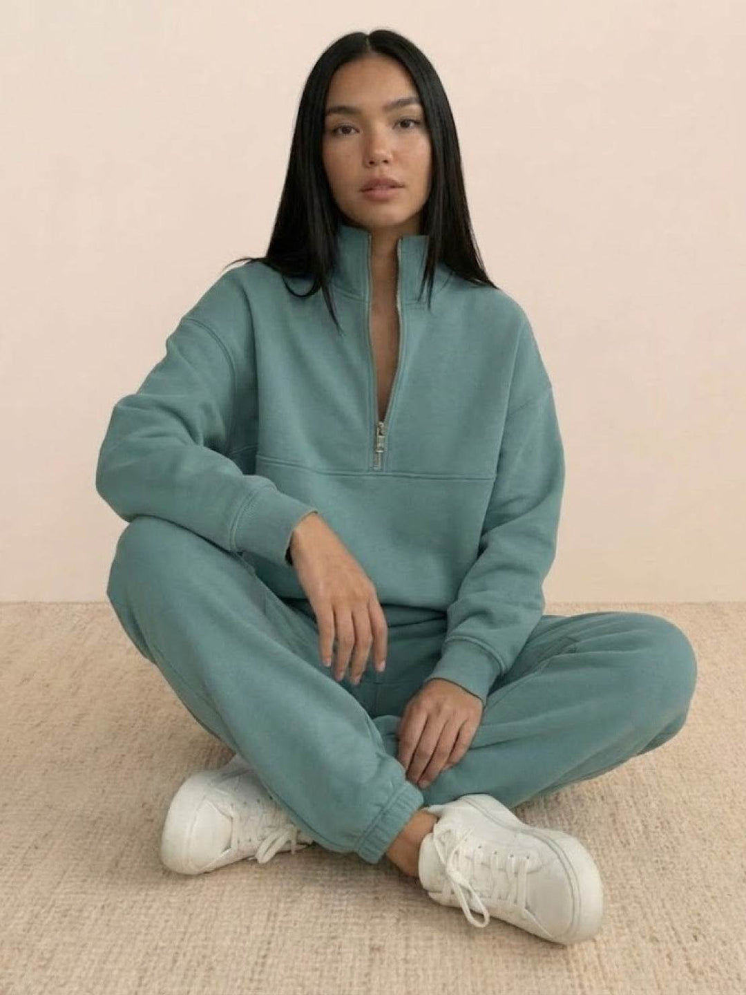 CECILIA™ -  Cotton-Blended Two-Piece Tracksuit