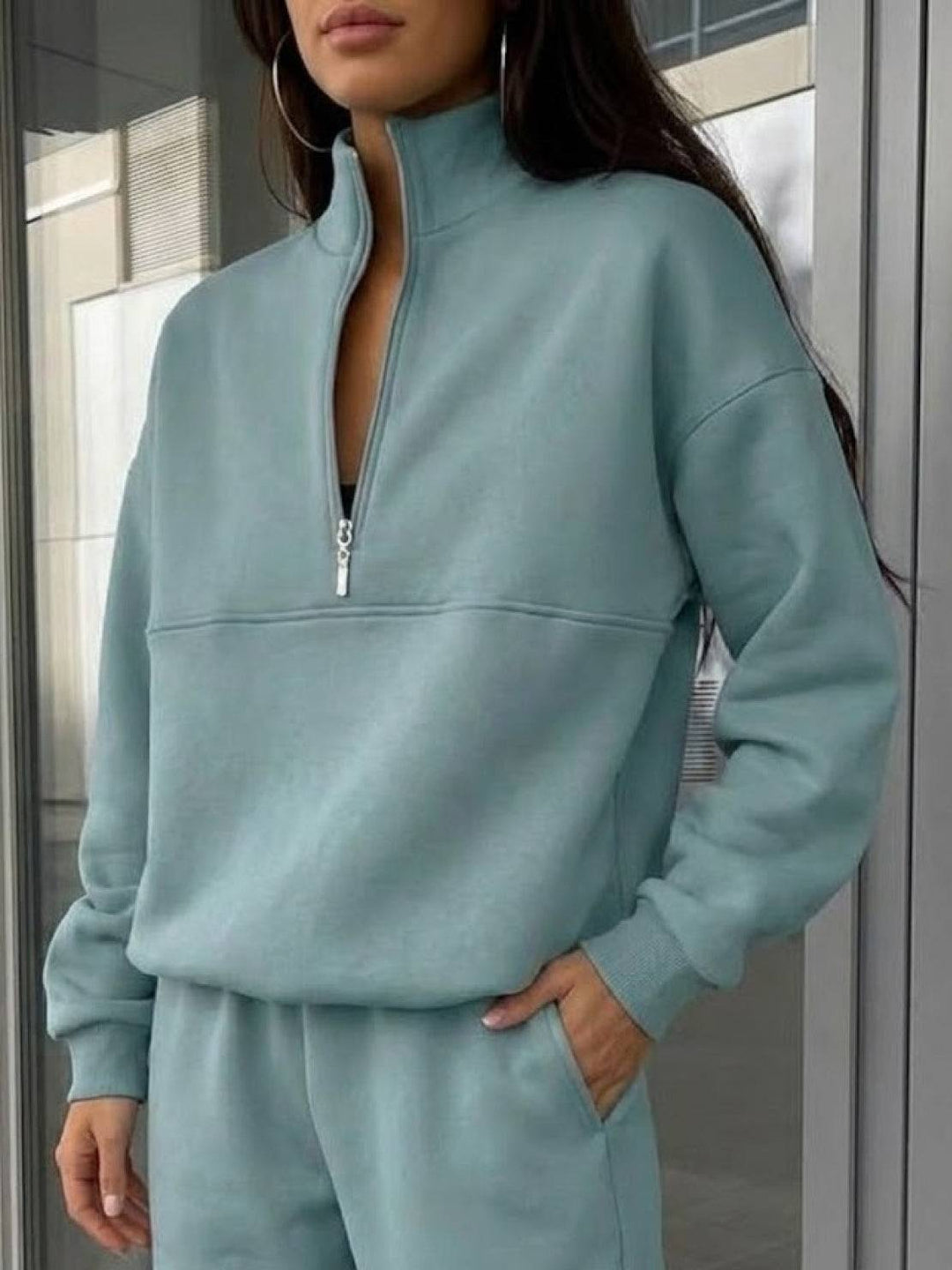 CECILIA™ -  Cotton-Blended Two-Piece Tracksuit