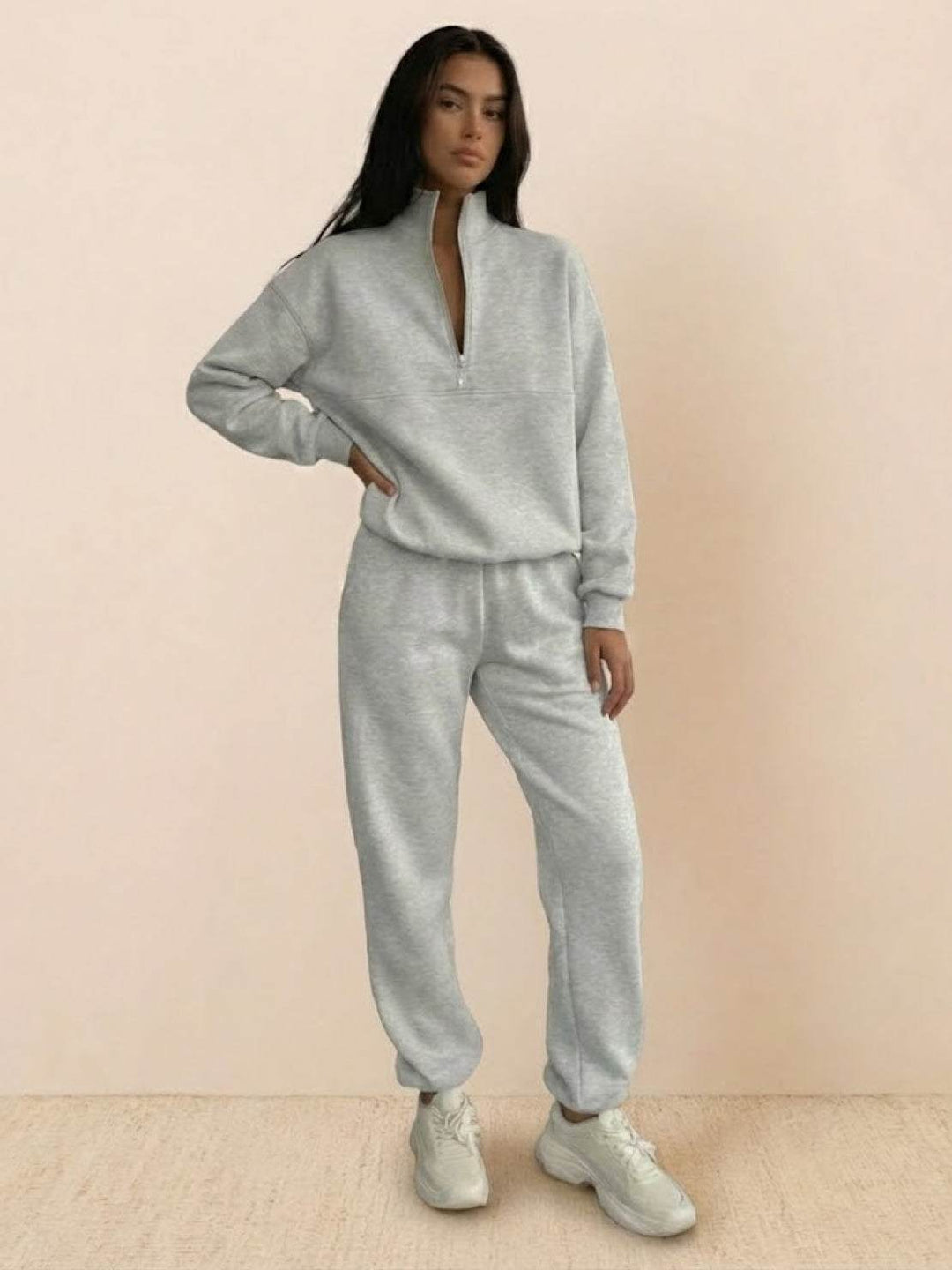 CECILIA™ -  Cotton-Blended Two-Piece Tracksuit