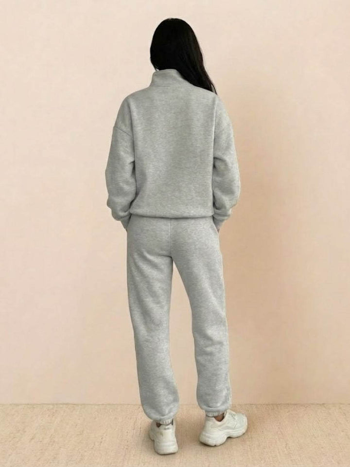 CECILIA™ -  Cotton-Blended Two-Piece Tracksuit
