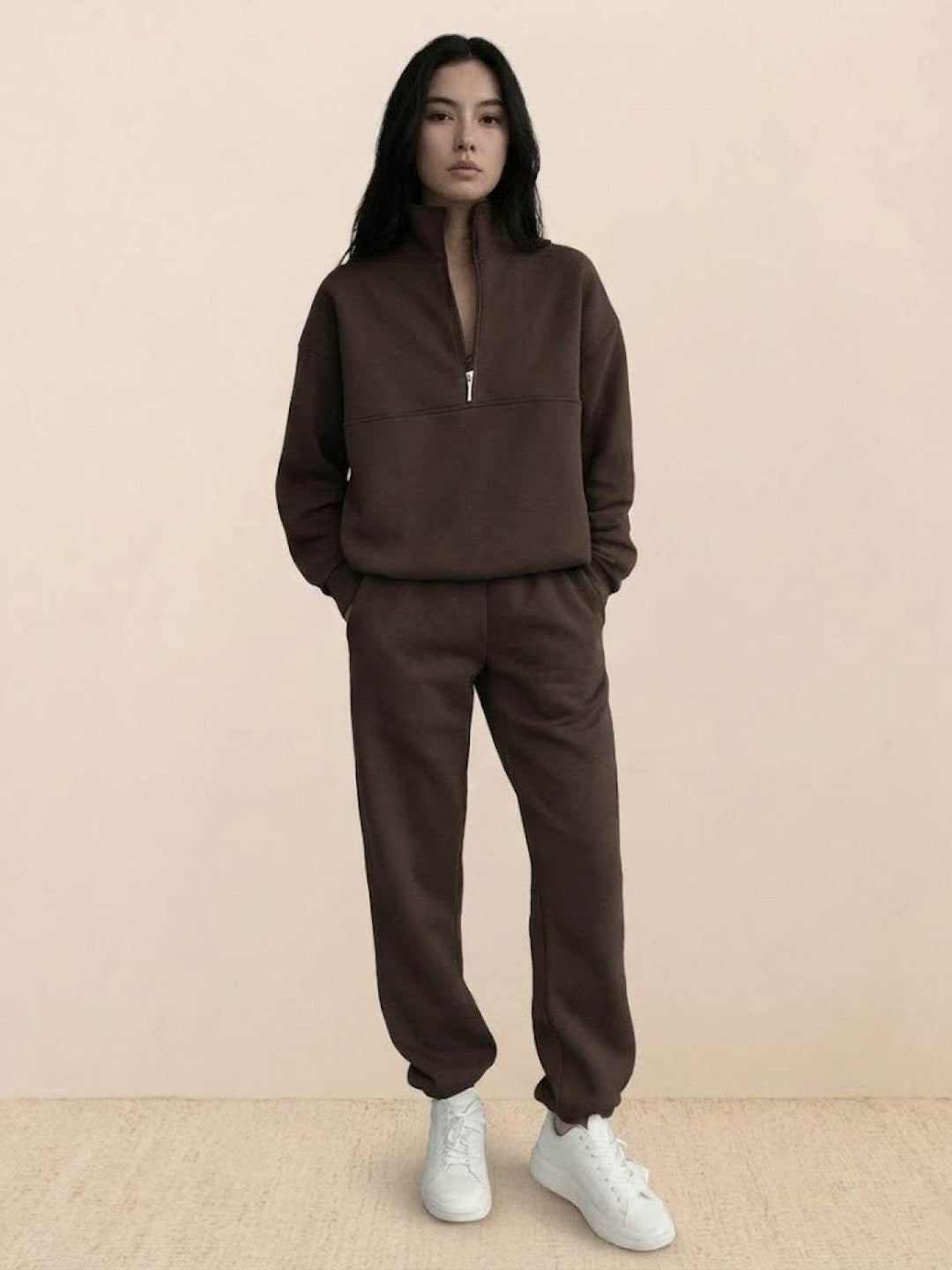 CECILIA™ -  Cotton-Blended Two-Piece Tracksuit