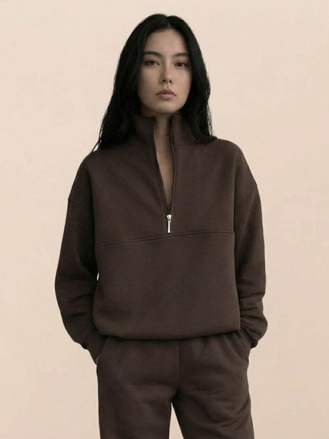 CECILIA™ -  Cotton-Blended Two-Piece Tracksuit
