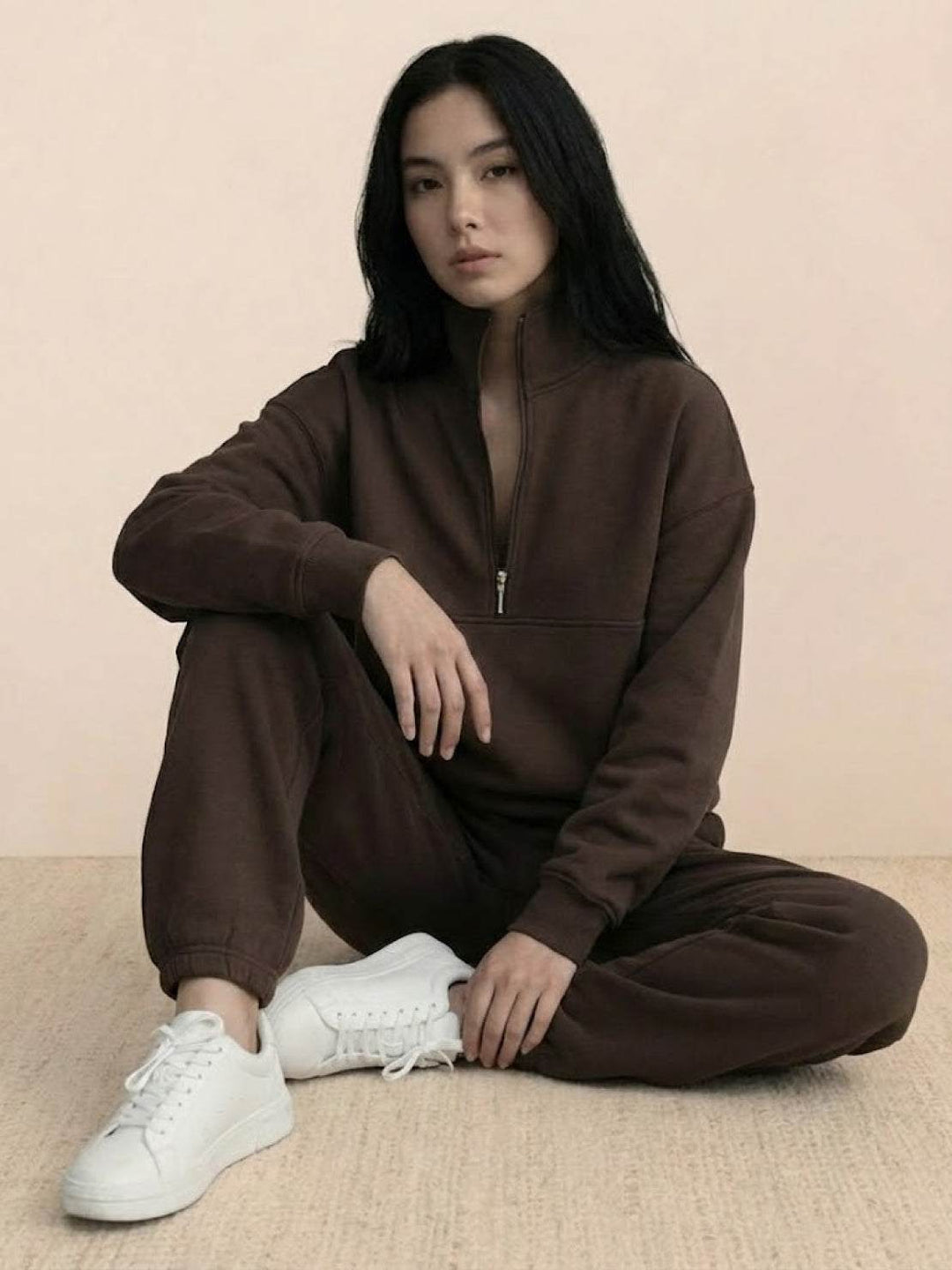 CECILIA™ -  Cotton-Blended Two-Piece Tracksuit