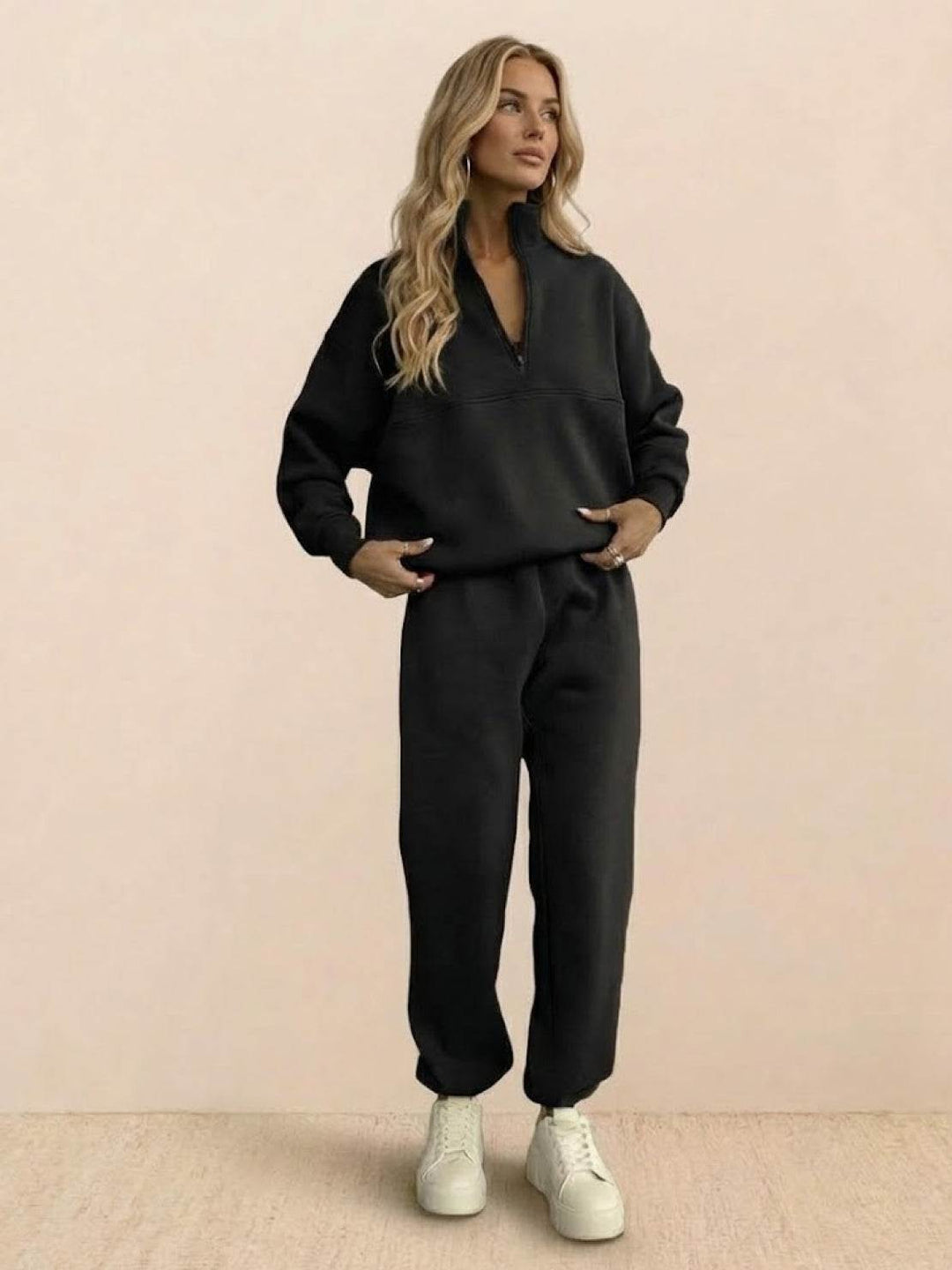 CECILIA™ -  Cotton-Blended Two-Piece Tracksuit