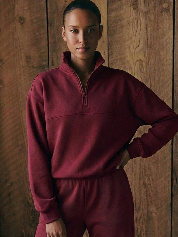 CECILIA™ -  Cotton-Blended Two-Piece Tracksuit