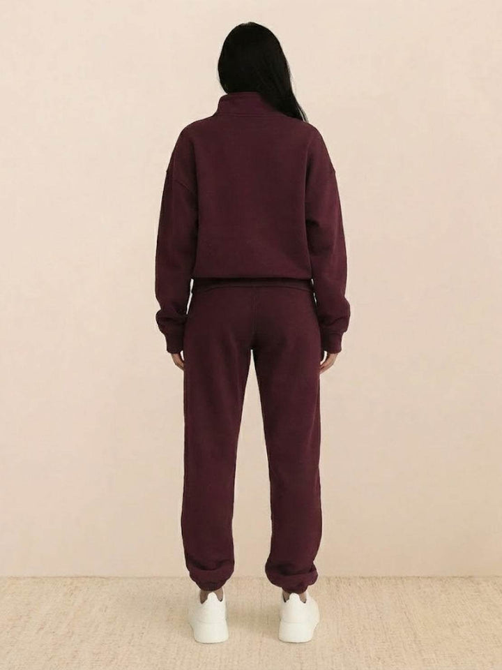 CECILIA™ -  Cotton-Blended Two-Piece Tracksuit