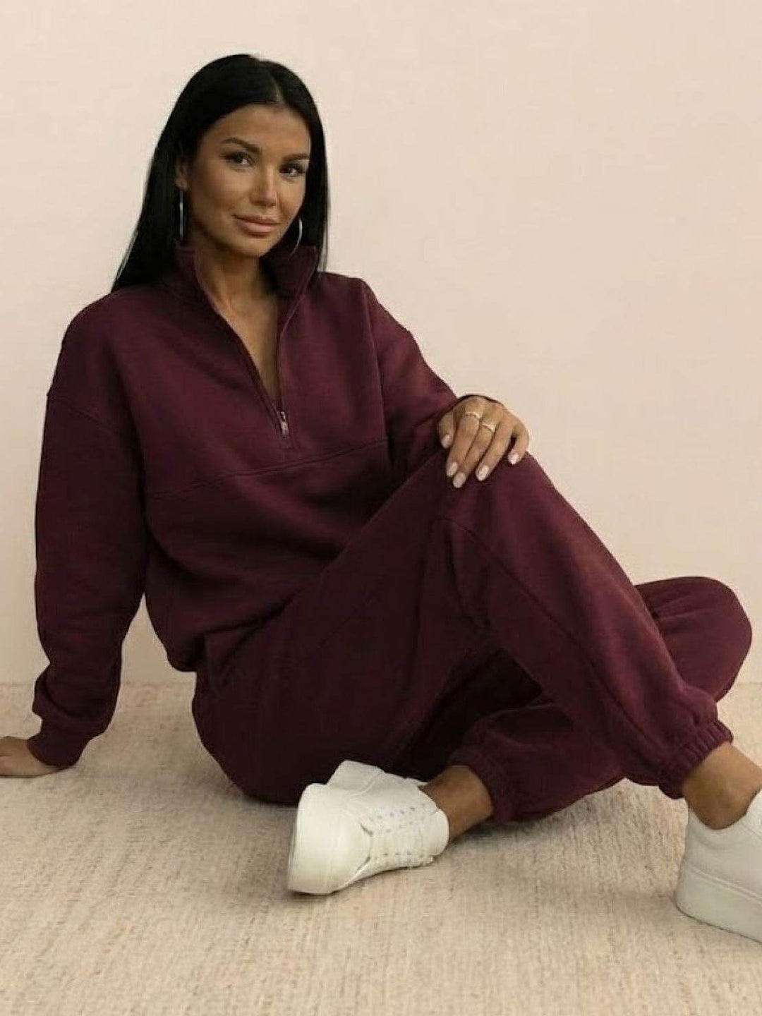 CECILIA™ -  Cotton-Blended Two-Piece Tracksuit