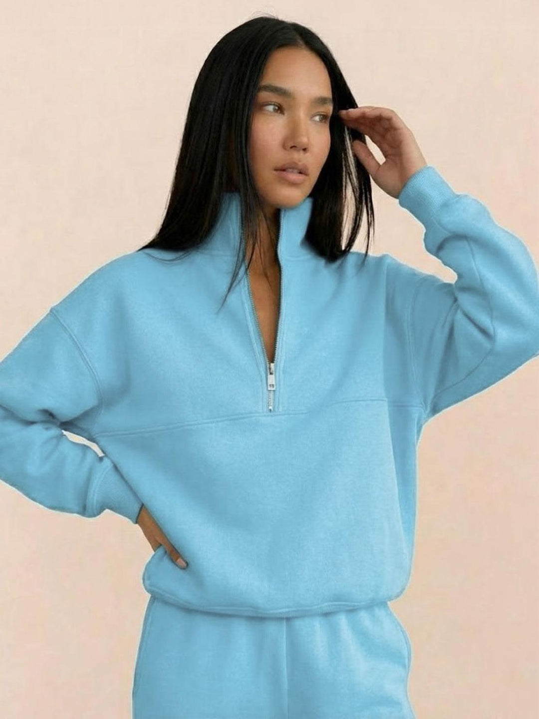 CECILIA™ -  Cotton-Blended Two-Piece Tracksuit