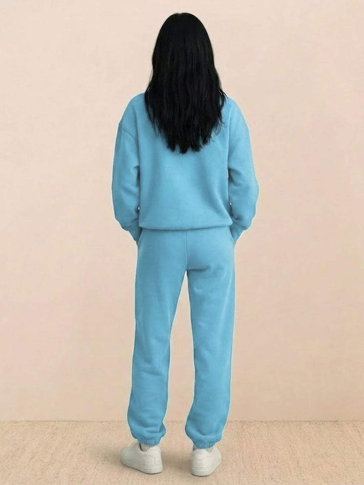 CECILIA™ -  Cotton-Blended Two-Piece Tracksuit