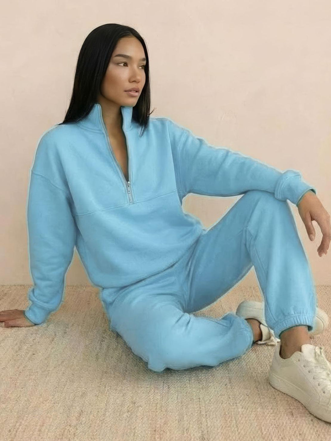 CECILIA™ -  Cotton-Blended Two-Piece Tracksuit