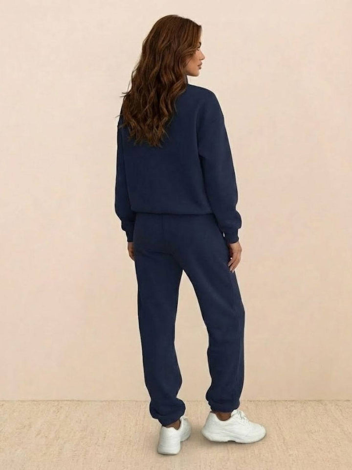 CECILIA™ -  Cotton-Blended Two-Piece Tracksuit