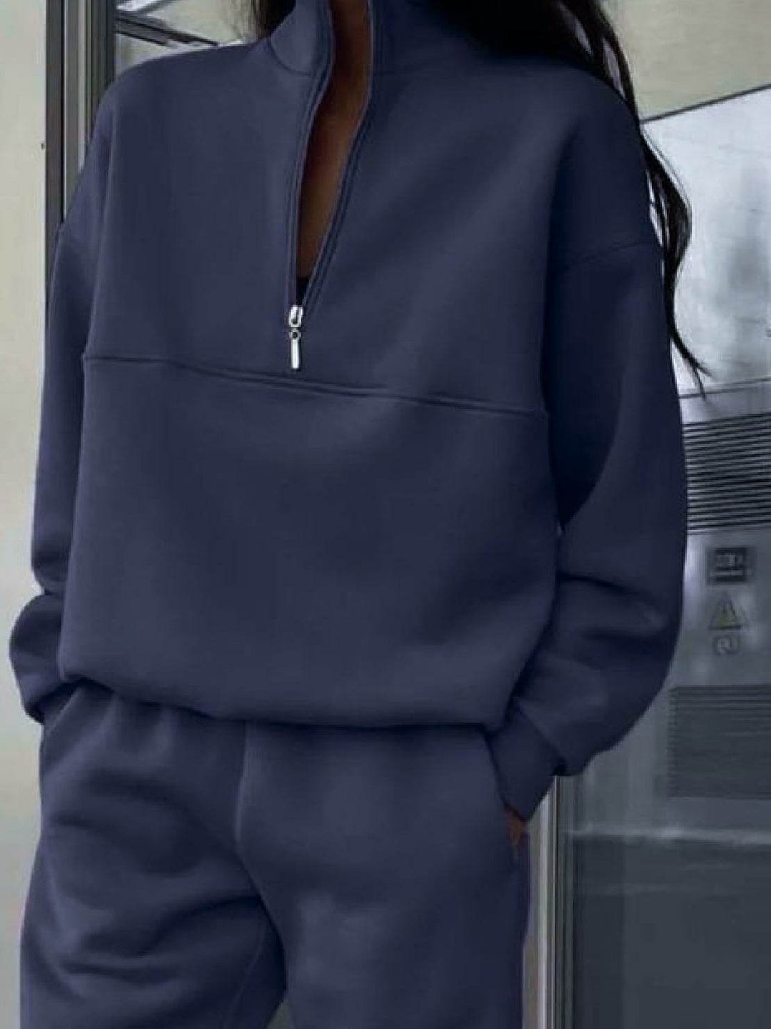 CECILIA™ -  Cotton-Blended Two-Piece Tracksuit