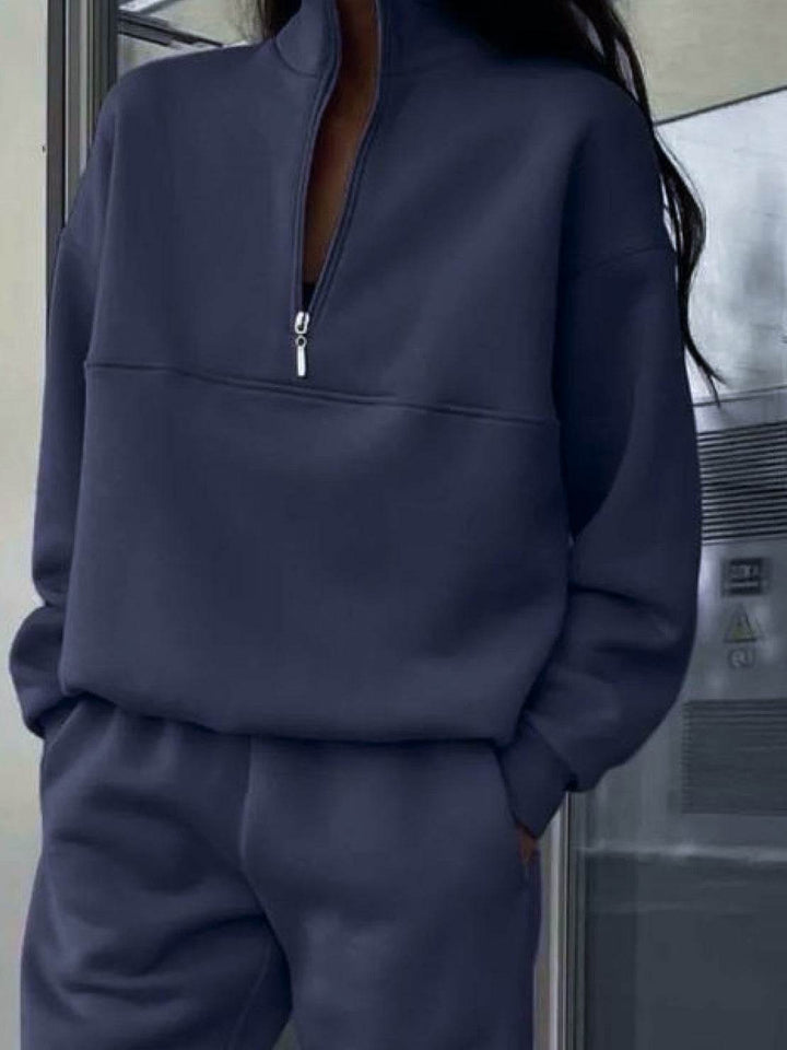 CECILIA™ -  Cotton-Blended Two-Piece Tracksuit