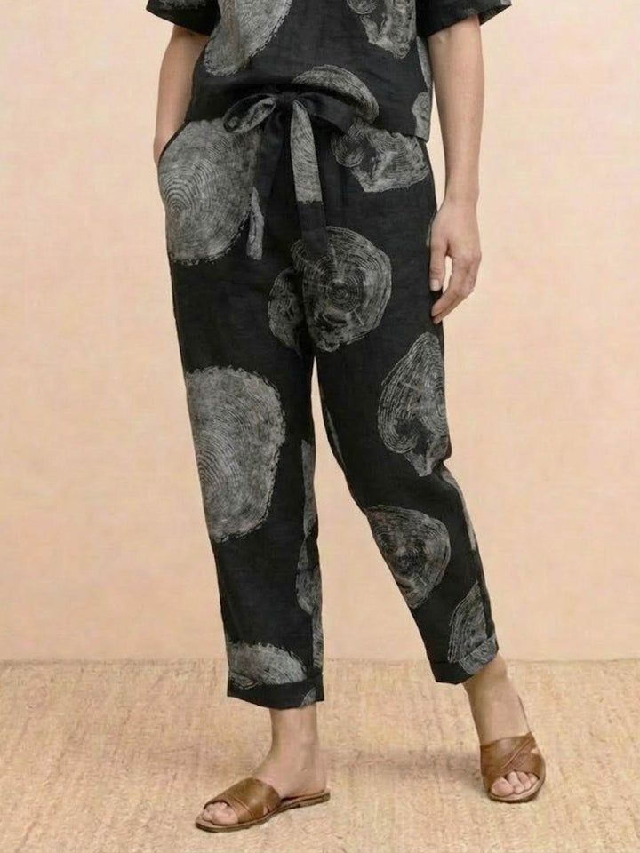ADDISON™ - Cotton-Linen Blend Monochrome Two-Piece Set