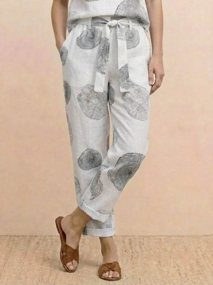 ADDISON™ - Cotton-Linen Blend Monochrome Two-Piece Set