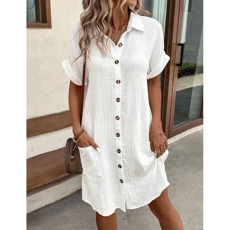 NORA™ - Effortless Shirt Dress