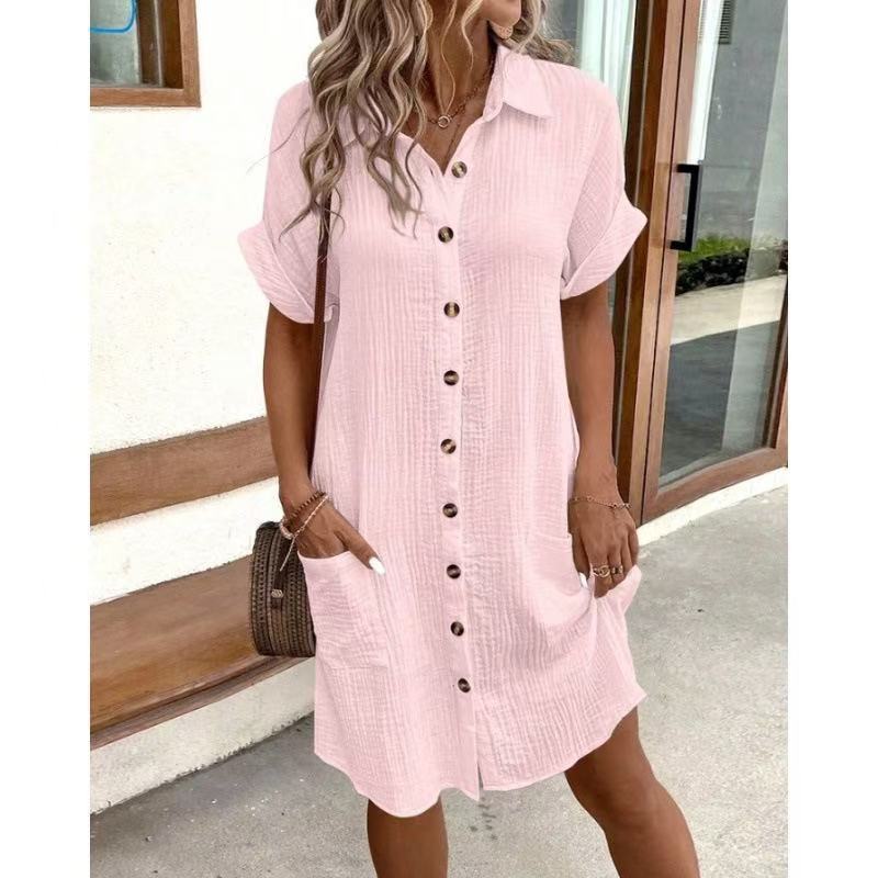 NORA™ - Effortless Shirt Dress